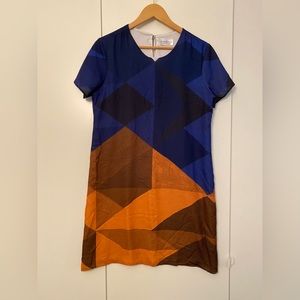 Multicoloured shirt dress